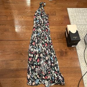 Black Floral Maxi Dress